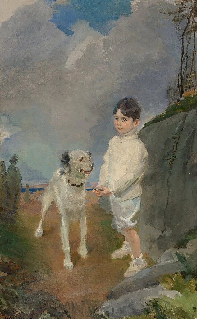 Lane Lovell e il suo cane